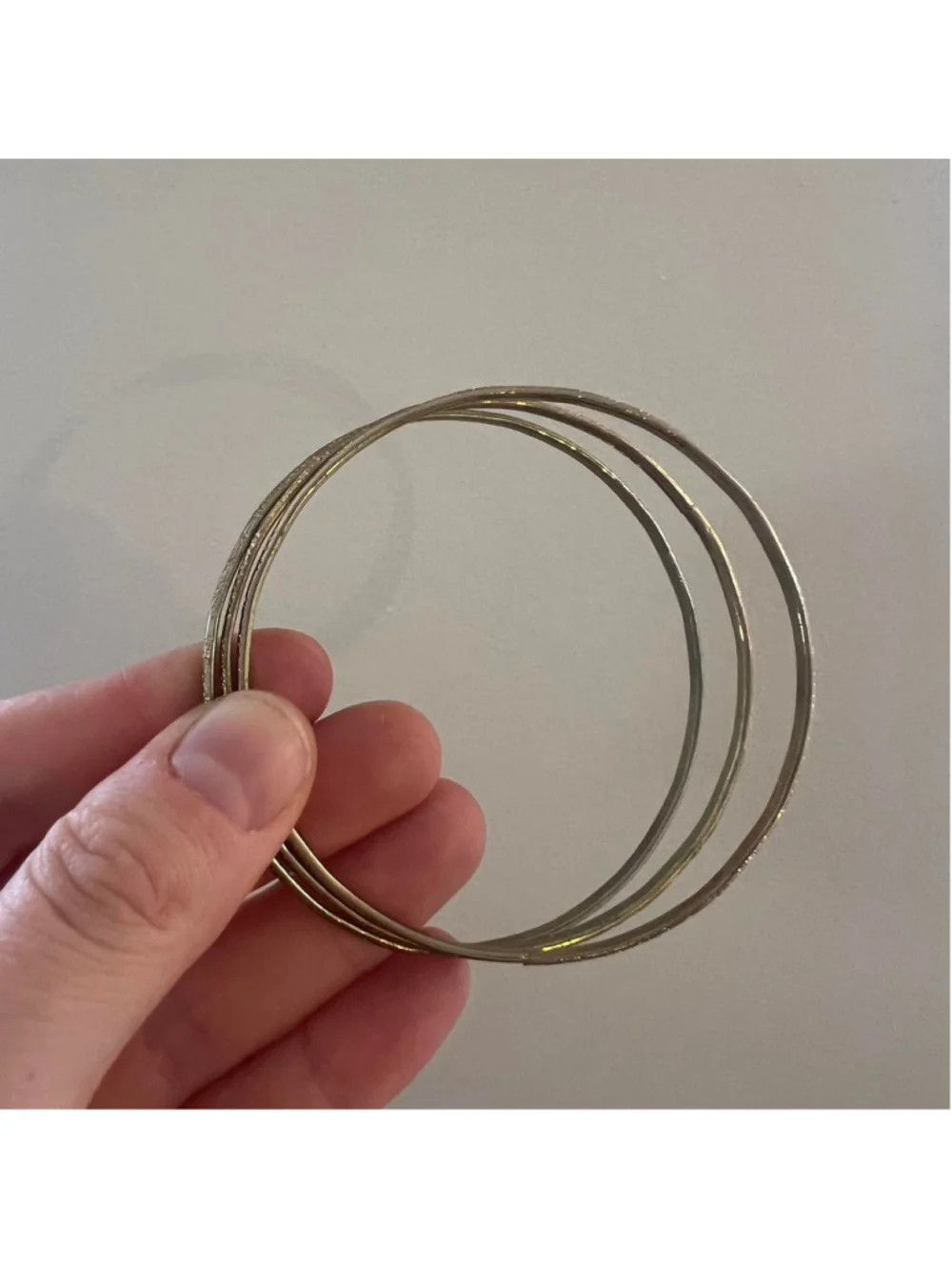 Set of 3 gold bangles